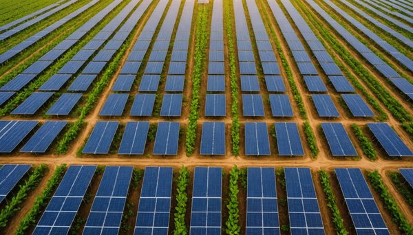 Ferme solaire : redéfinir l'agriculture durable aujourd'hui